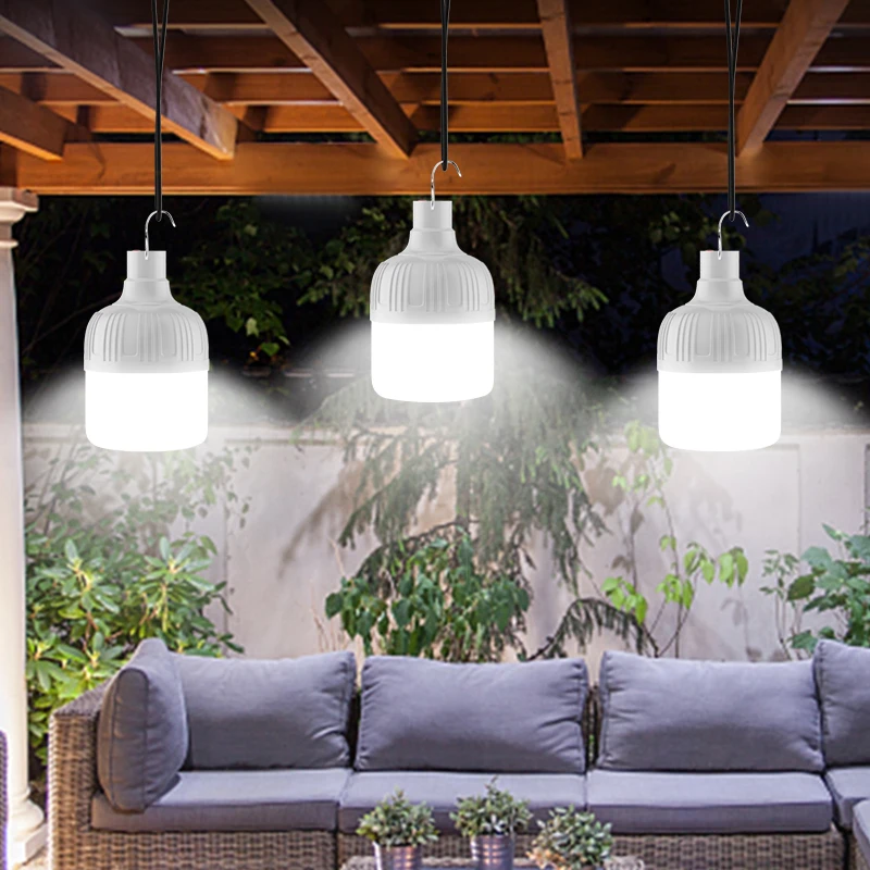 MeiCheng Portable Solar Battery Power  Solar Lantern Light  With Solar Panels Support USB Charging