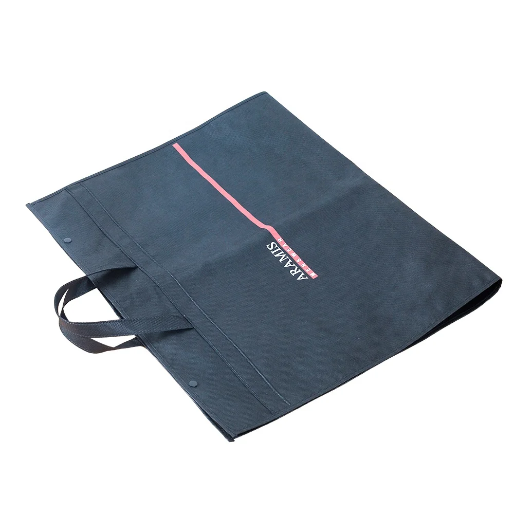 
Low MOQ non woven requirement garment suit cover bag for storage 