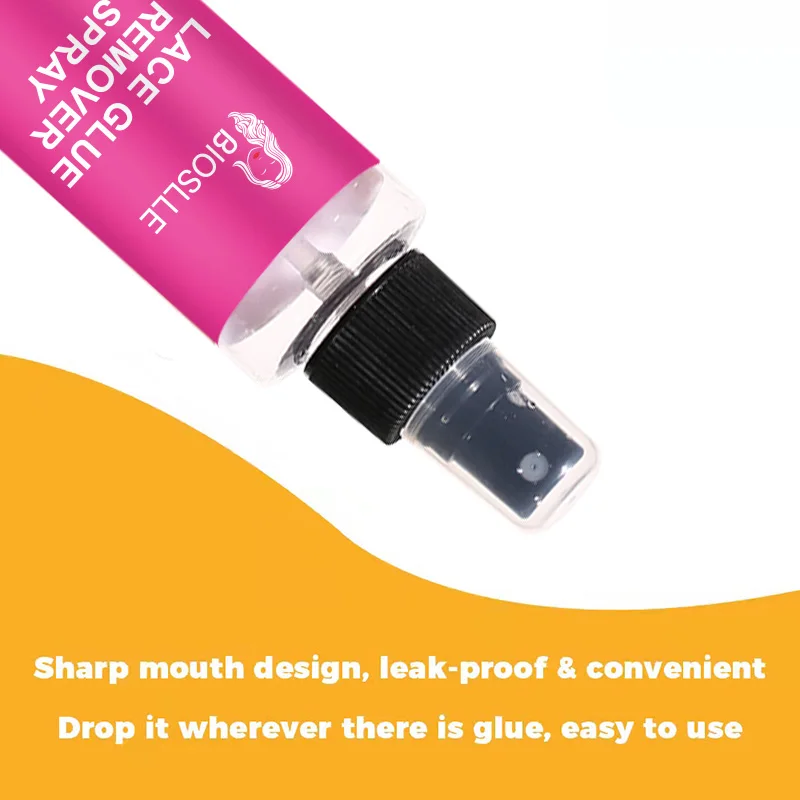 BIOSLLE OEM Wholesale Lace Glue Remover Spray No Harmful Chemicals Wig Lace Glue Removal Spray