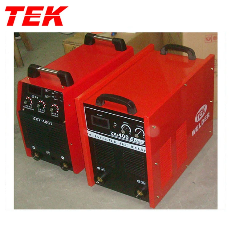 Single IGBT ARC400 MMA400 ZX7400 SMAW400 Electrode Rod Stick Holder Clamp Digital Discrete IGBT Welding Machine OEM