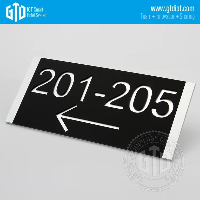 Fashion Design Different size hotel/building/apartment using room number or direction guide Sign Plate