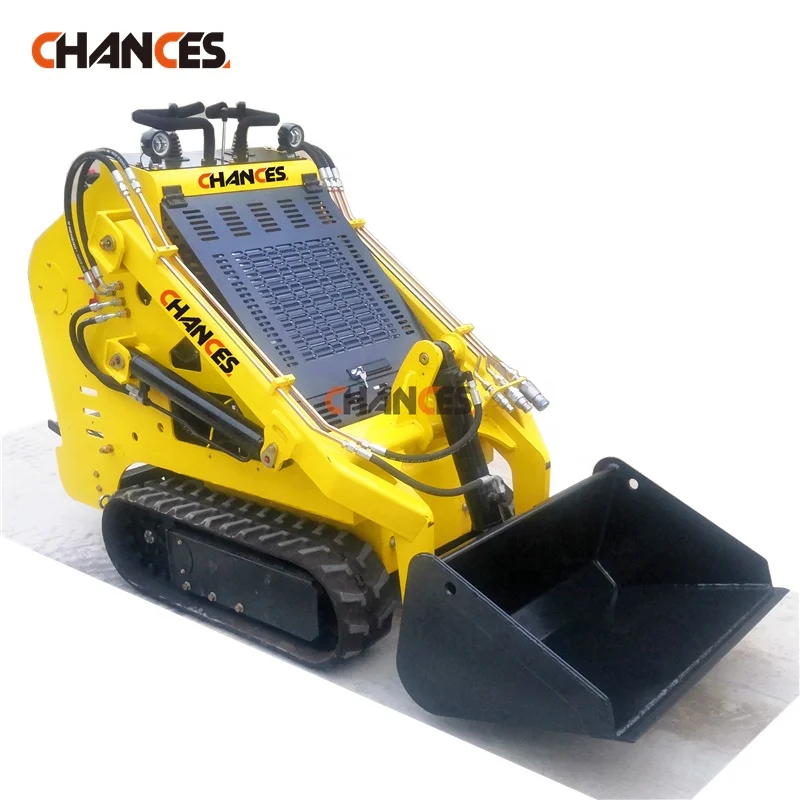 China mini compact crawler loader 23hp Vanguard Honda Kohler Rato mini skid steer loader with attachments better than old 323