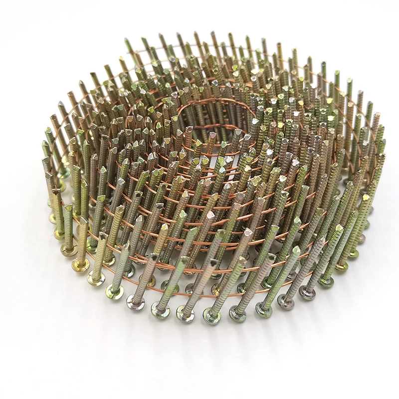 Гвозди с нарезкой в рулоне клово deacero rolado Brillante конт. 9000 ПЗС