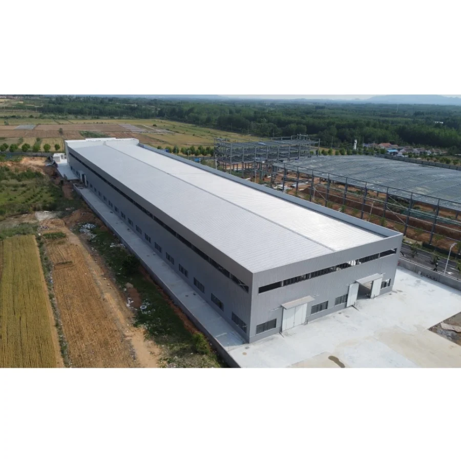 Good Quality Industrial Steel Building Commercial Factory Steel Frame Warehouse Pre Engineered Construction Made In China