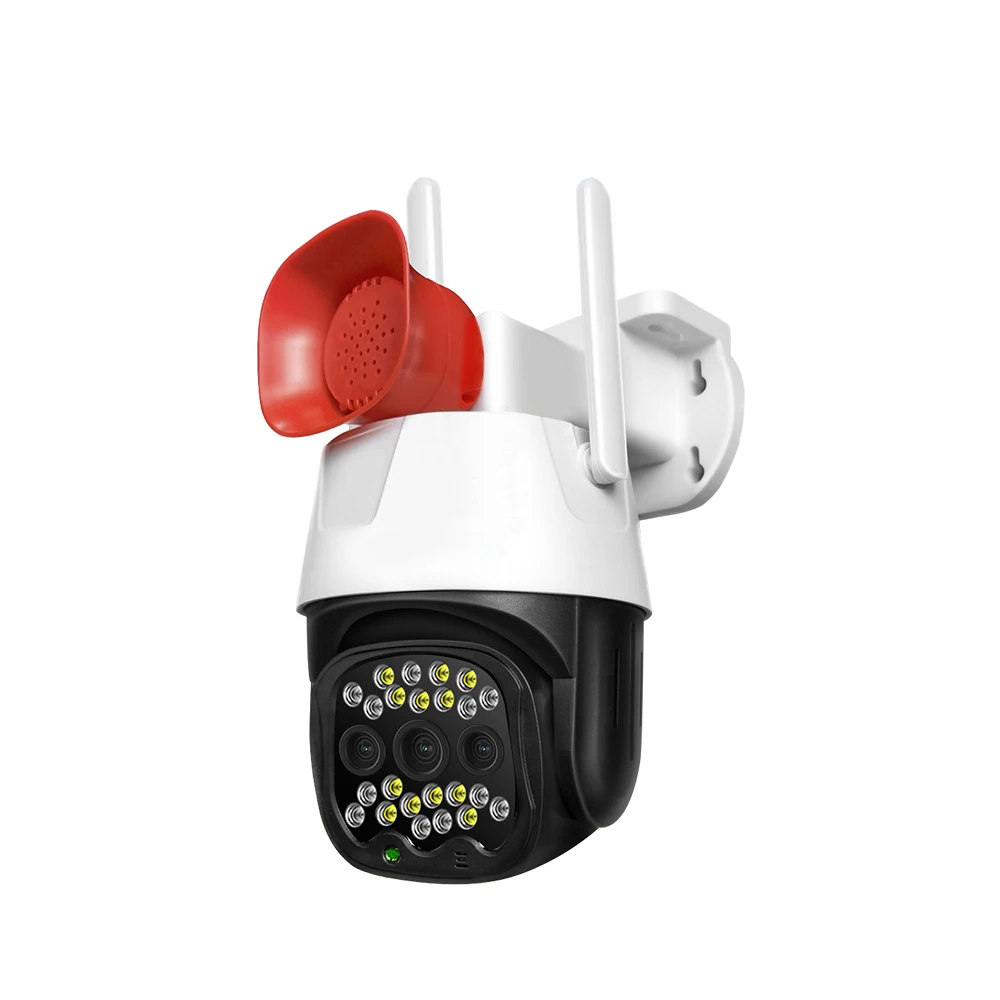 V380 Alarm speaker 2MP WIFI or Lan cable connection Camera Smart home IP Camara H.265 Security System CCTV IP PTZ Camera