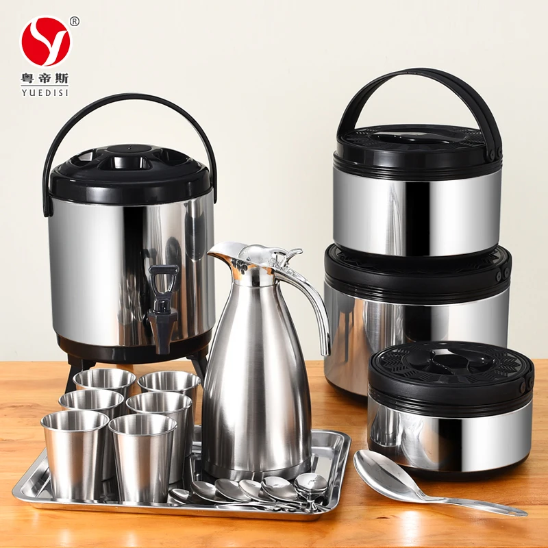 YUEDISI 19pcs Factory Wholesale Stackable Lunch Box Set Stainless Steel Insulated Food Warmer Food Storage