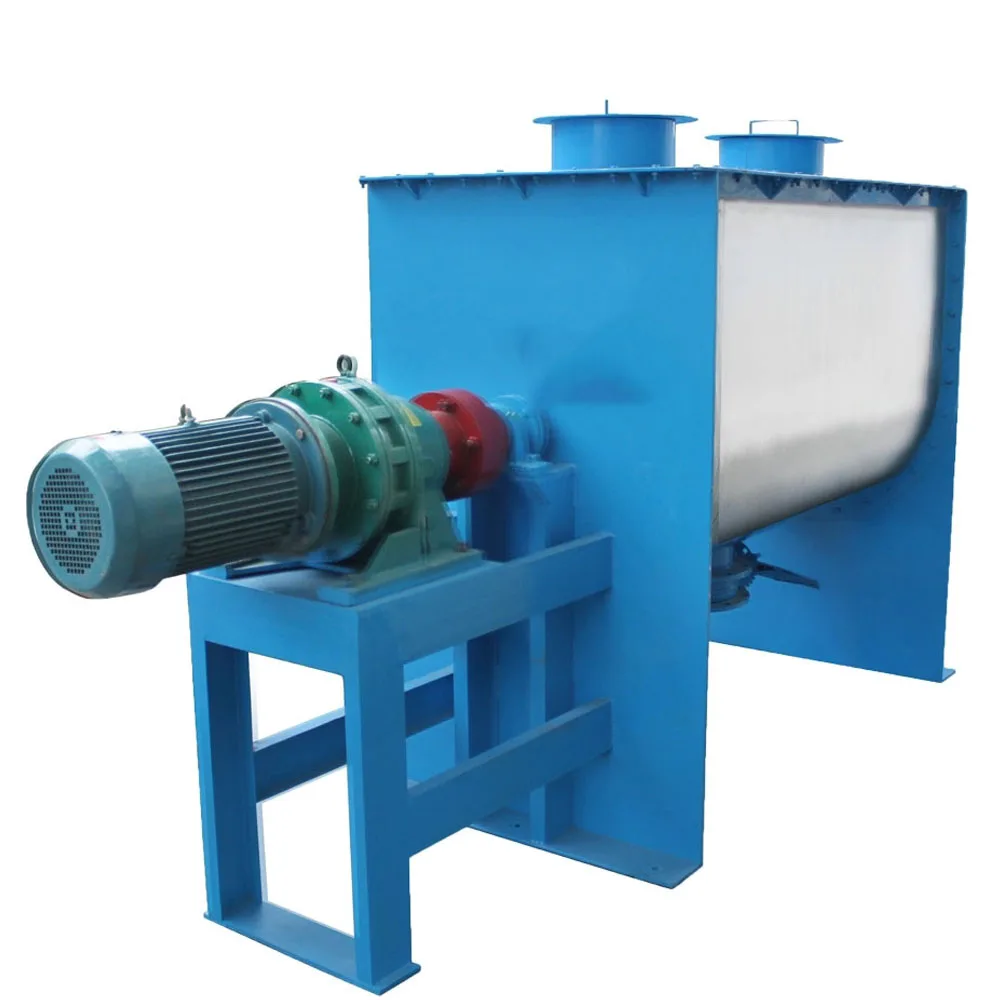  Горизонтальный матового цвета смеситель из углеродистой стали нержавеющей двухшнековый