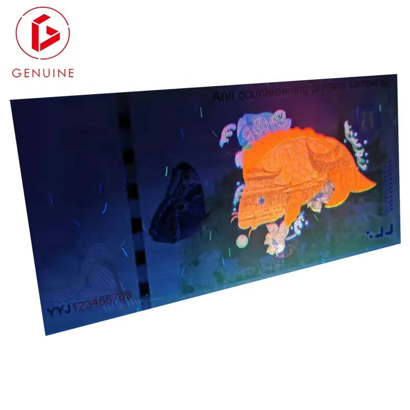 Custom wholesale Genuine a4 cotton paper specialty currency paper