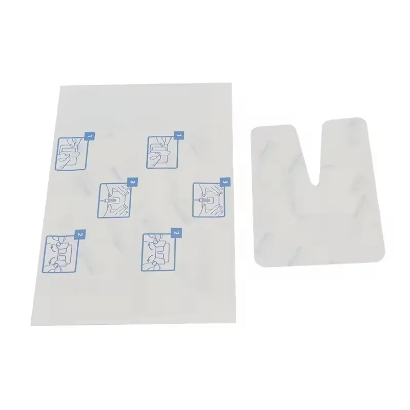 Medical Adhesive IV Cannula Fixing Dressing Transparent wound Dressing  PU Film with Paper