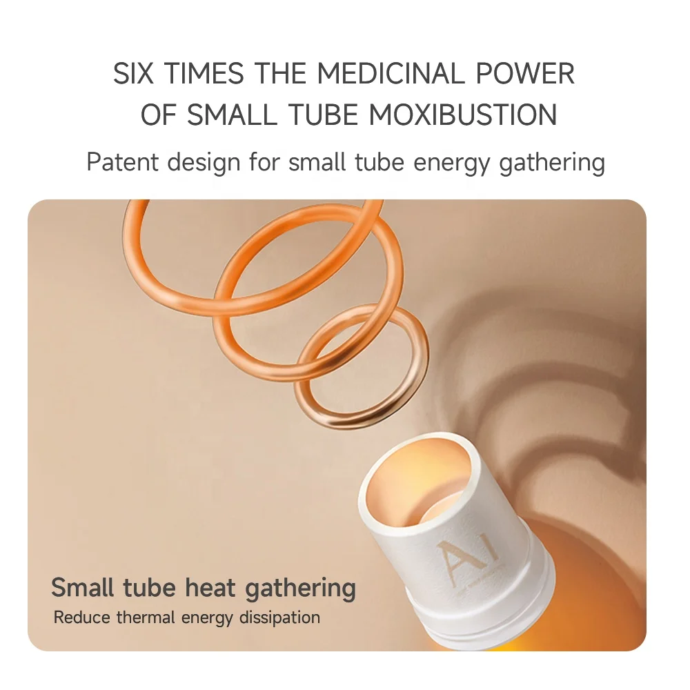 OEM/ODM Handmade Natural Mild Mugwort Moxibustion Sticks and Smokeless Moxa Rolls for Body Moxibustion Therapy