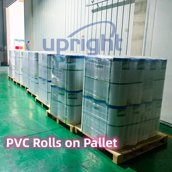 Upright clear transparent vacuum forming plastic rigid PVC sheet film for blister packing