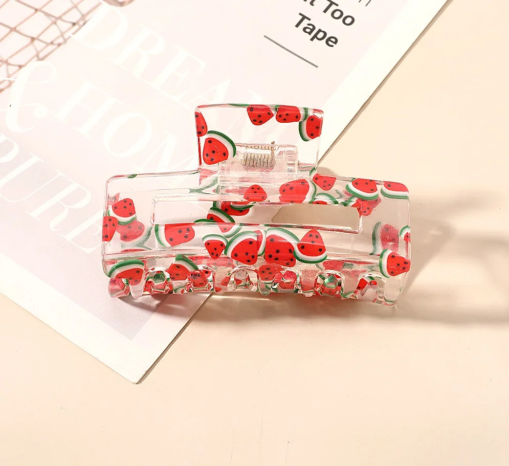 Fruit Go Catch a Small Clip Head Hair Clip Hair Ornament Female Fashion and Colorful Shark