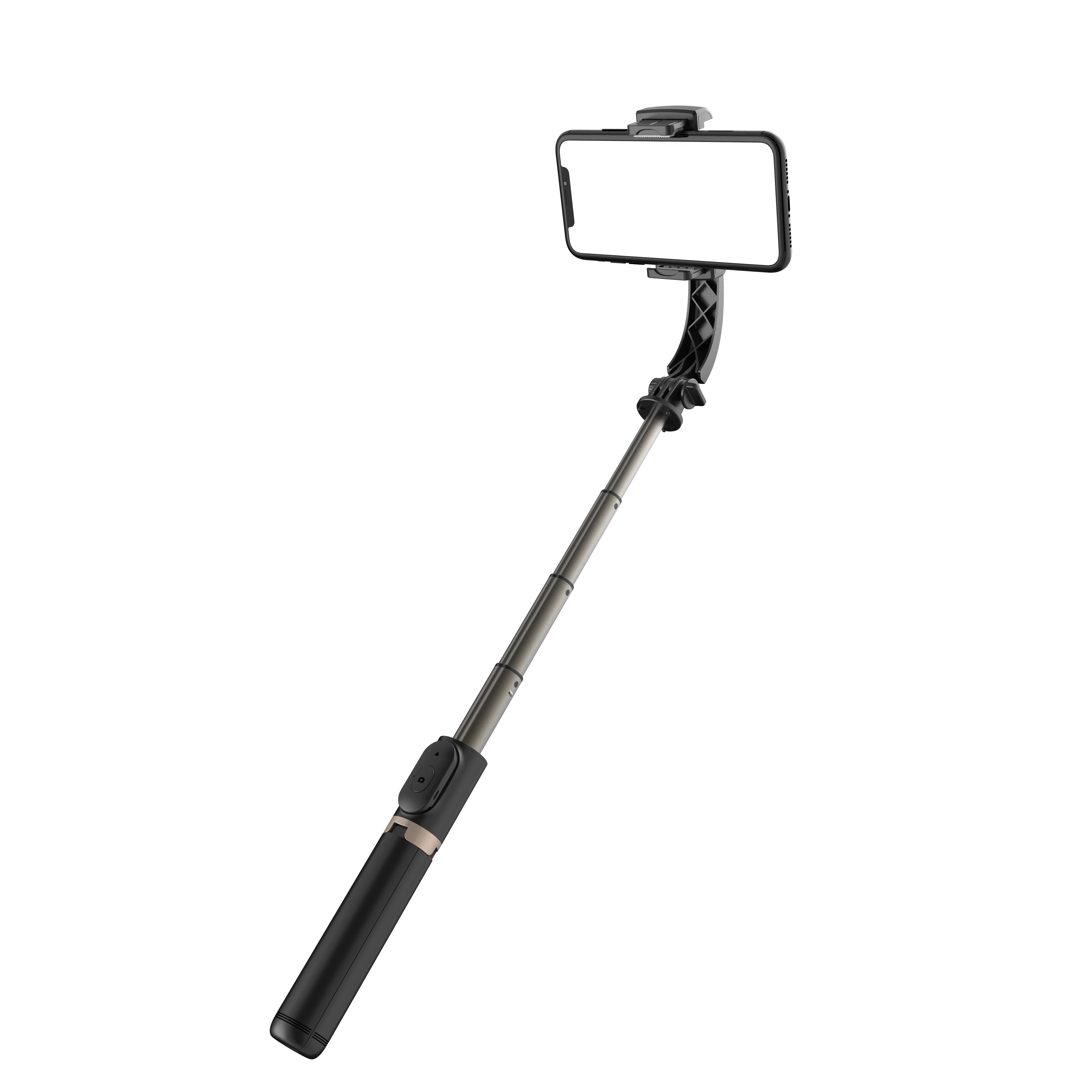 Q08 Handheld Phone Stabilizer Gimbal 1 Axis Phone Stable Selfie Tripod With BT Remote Gimbal Stabilizer Selfie Stick