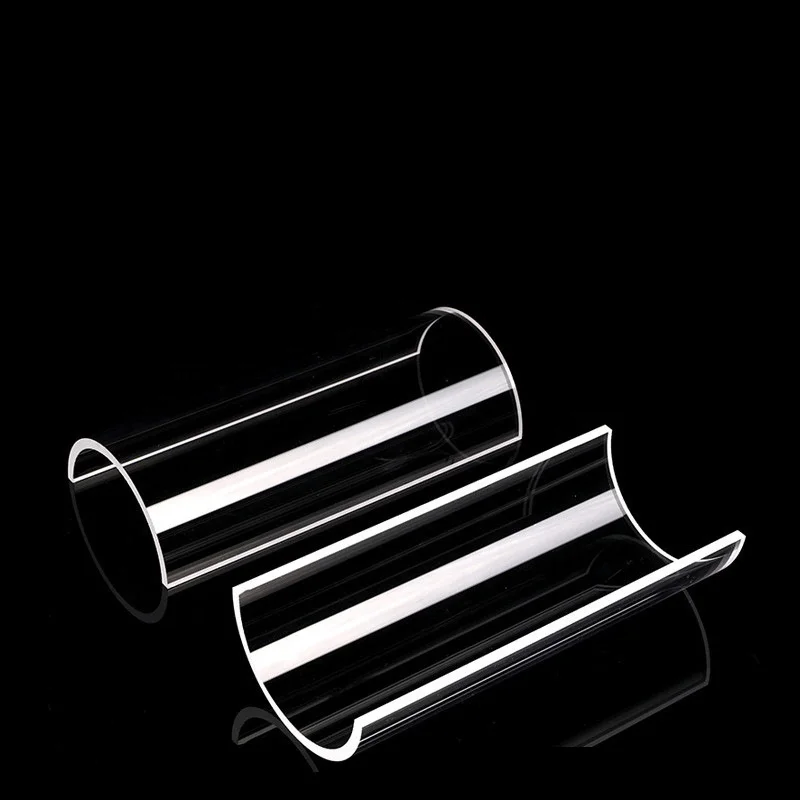 Factory manufacture polished 99.99% Pure Quartz Custom Opaque Quartz Flange Fused Quartz Glass Tube