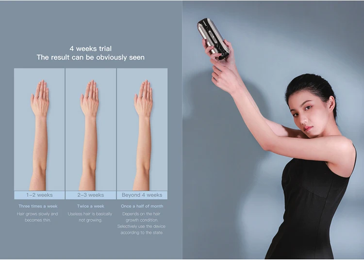 Laser Hair Removal For Women&men Painless Ipl Sapphire Hair Removal Machine With Cooling Function For Full Body