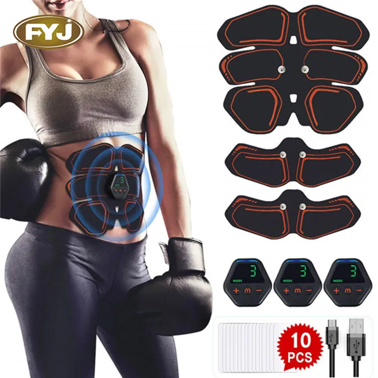 ABS Stimulator Abdominal Muscle Toning Slimming Trainer Sculptor Toner, Arm Leg Waist Fitness Training Gear