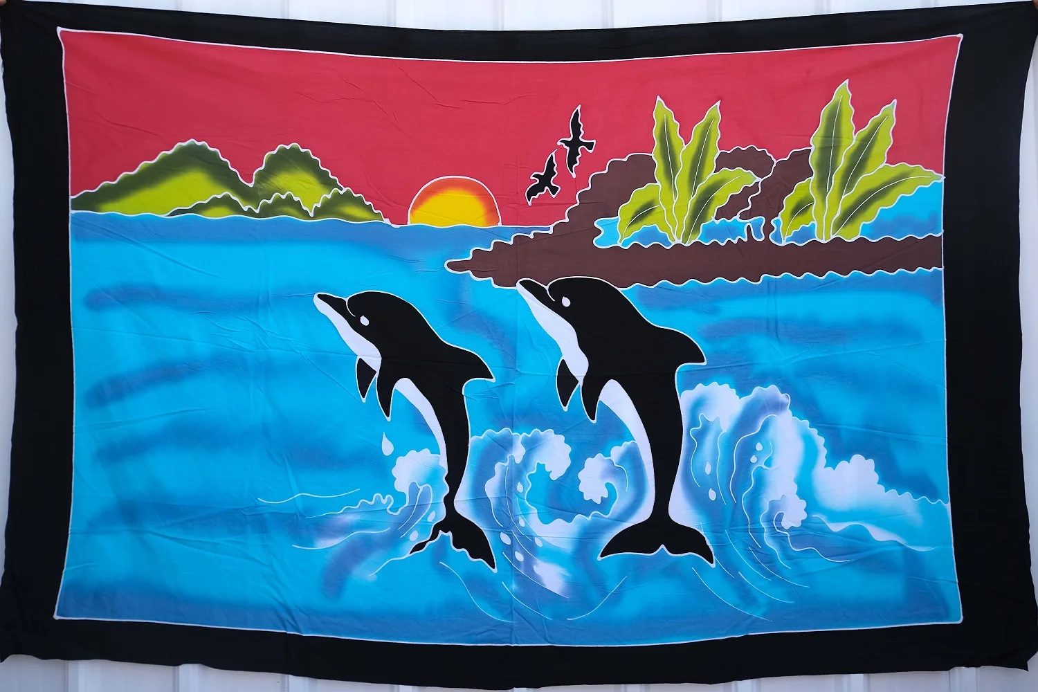 Indonesian Sarong Batik 100% Rayon Material High Quality & Premium Design OEM Support Wholesale Reasonable Price For Women Cloth