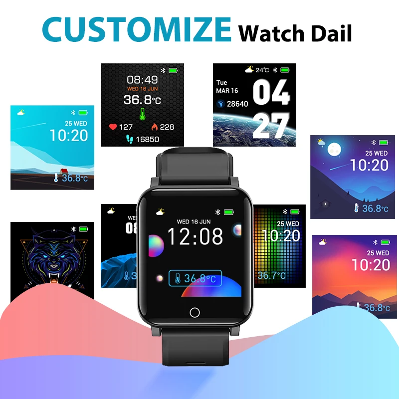 ECG Smartwatch 3D Accelerometer Bluetooth Low Energy Wristband SpO2 Smart Watch Online for Women Men Watch for Android IOS