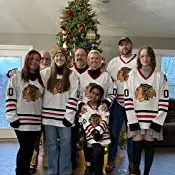 support develop new arrival Christmas Vacation Movie Hockey Jersey Stitched Men Clark Griswold #00 X-Mas Ice Hockey Jerseys