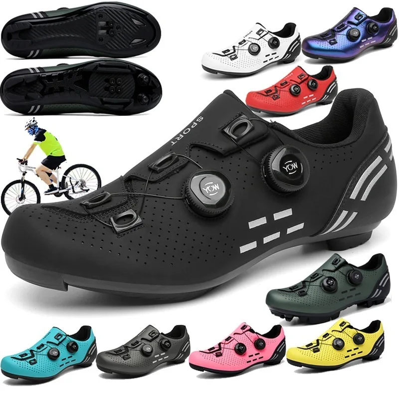 New Stylish MTB Cycling Shoes Men Women Outdoor Mountain Bike Road Bicycle Self-locking Sneakers For Outdoor Riding Wear