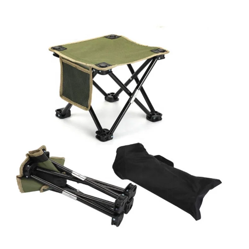 Mini Camping Halloween Boo Squad Folding Chairs, 1.6lb Light Weight Outdoor Travel Walking Fishing Chair Folding Camping Stool