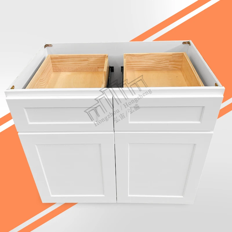 Ready To Ship American Warehouse B33-B36 In Stock RTA Kitchen Cabinets Free Shipping Affordable Solid Wood Cabinets For Remodel