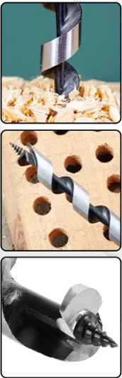 milling tools tips manufacturer Carbon Steel Long Impact Hex Shank Screw Point Auger