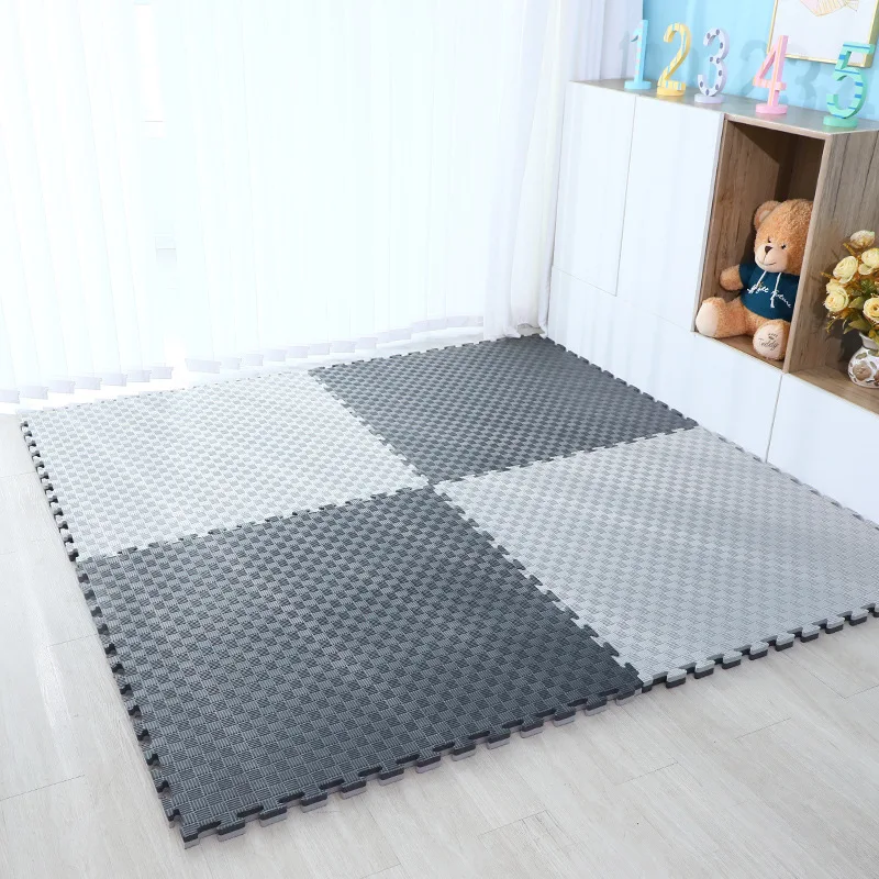 Реверсивные 100x100 татами 1x1 м Тренажерное снаряжение для занятий боевыми искусствами дзюдо плитка переплетенная из пены Eva головоломка тхэквондо напольный коврик