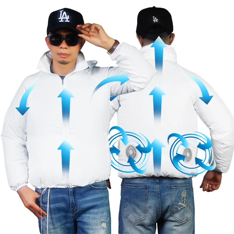 2022 Hot Sale Factory Cheap Price Summer Air Conditioner Cooling Clothing Work Cooling Clothing Jacket Men Clothes