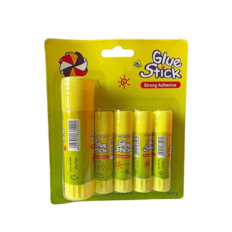 
Cheap Eco-Friendly 9g+36g PVA 5pcs Set Glue Stick For School Office Stationery 