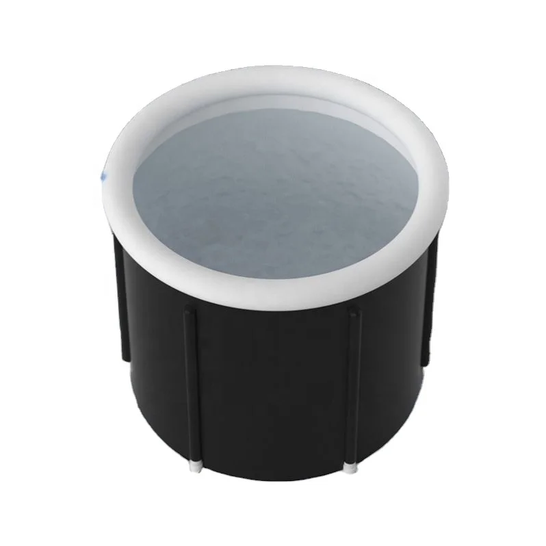 Promotional Wholesale 5 Star Porcelain on Steel Insulated ice bath cold plunge chiller white tub 200*80cm (diar*h) tube