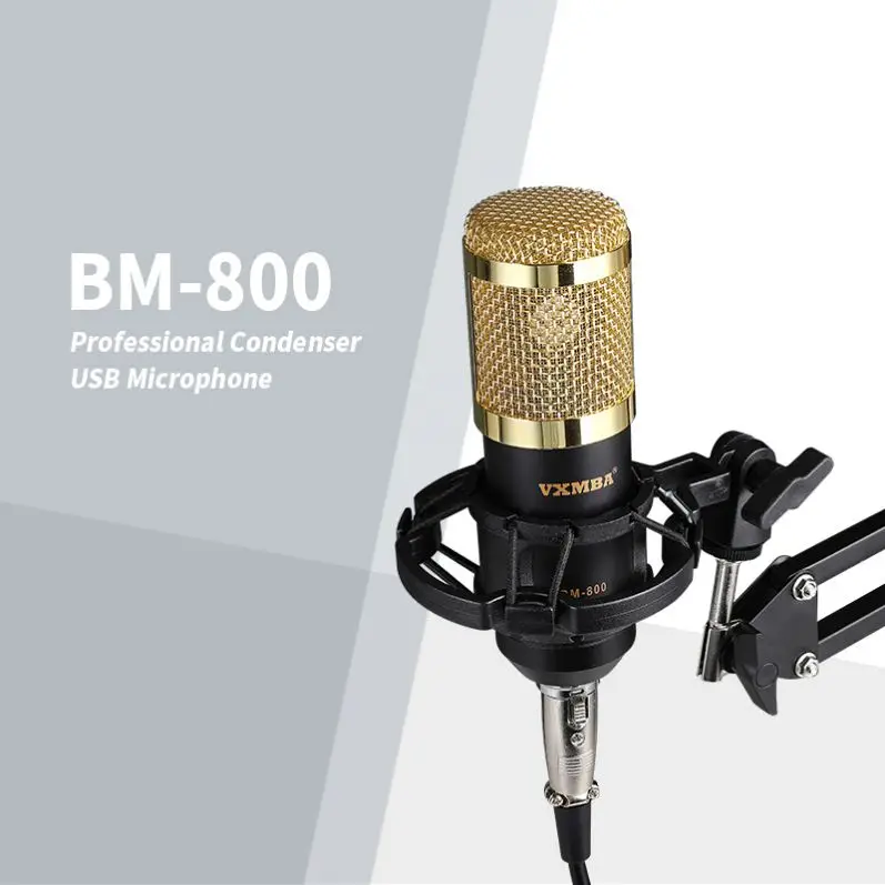 Новый продукт M800 конденсаторный микрофон для домашней трансляции записи игр потокового мультимедиа youtube