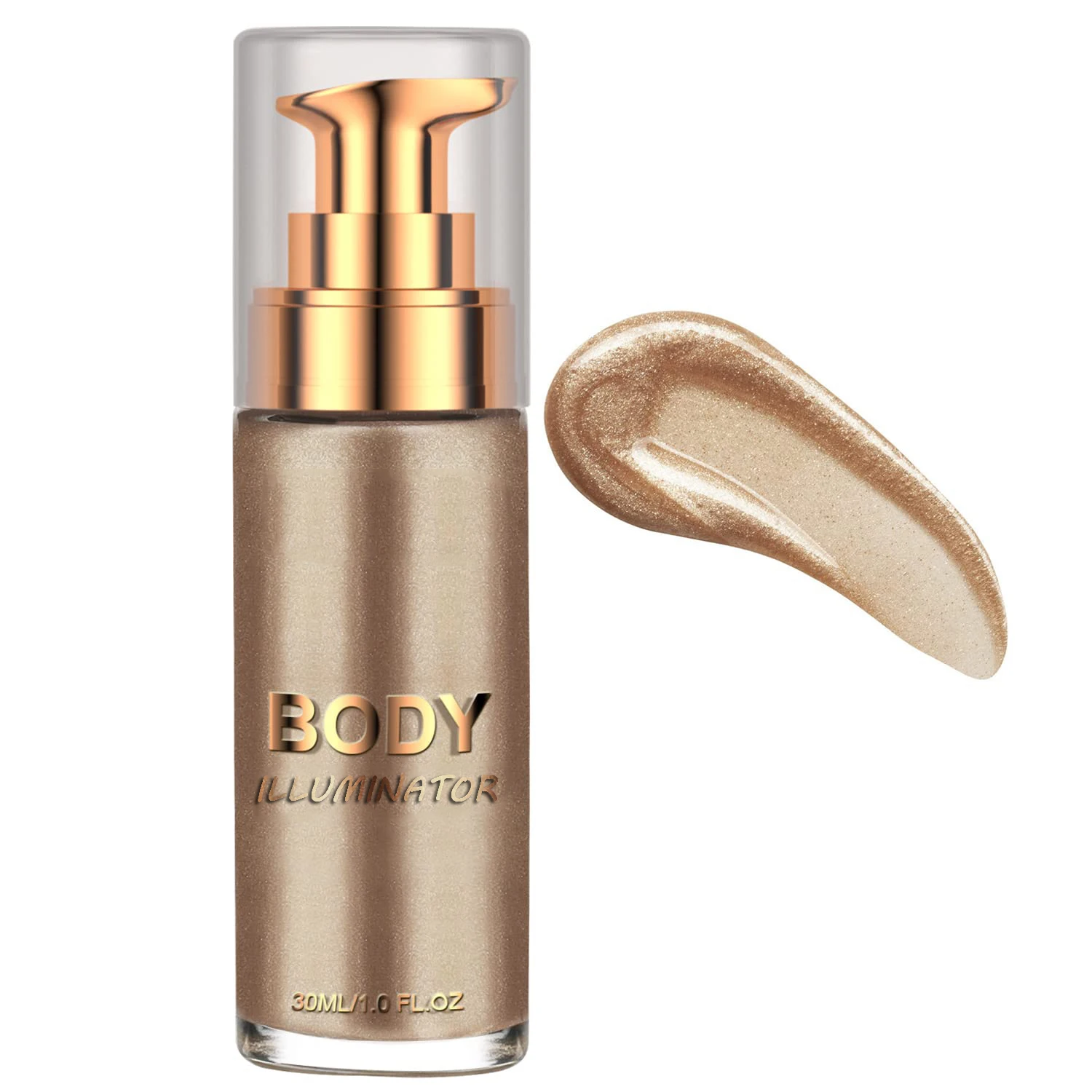 Small MOQ Shimmering Body Glitter Tanning Shimmer Spray Private Label Hot Sale Natural ODM OEM Liquid Highlighter Makeup