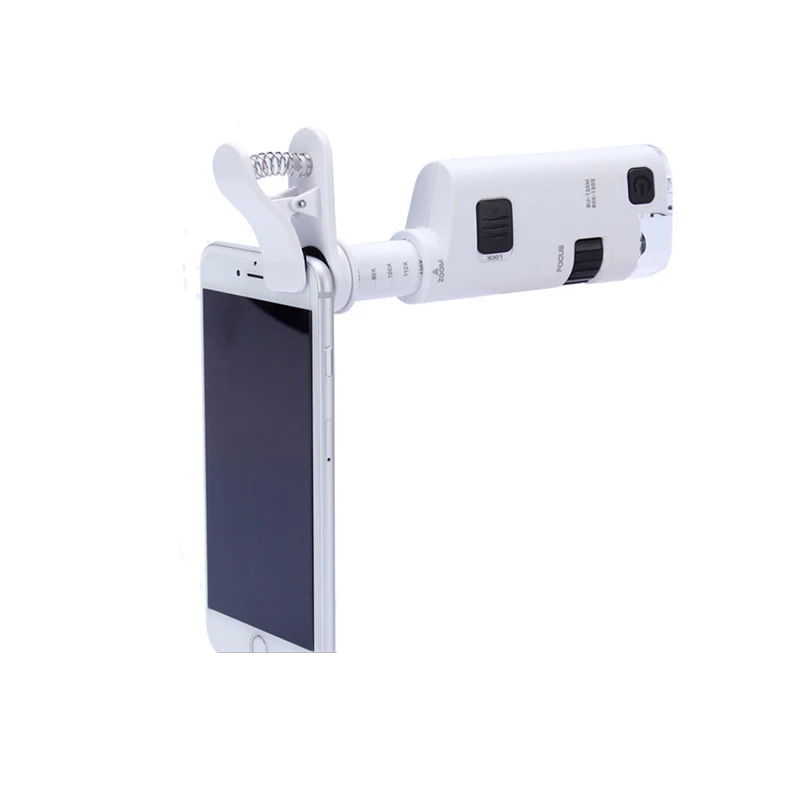80x-120x mobile phone special high power microscope zoom handheld microscope