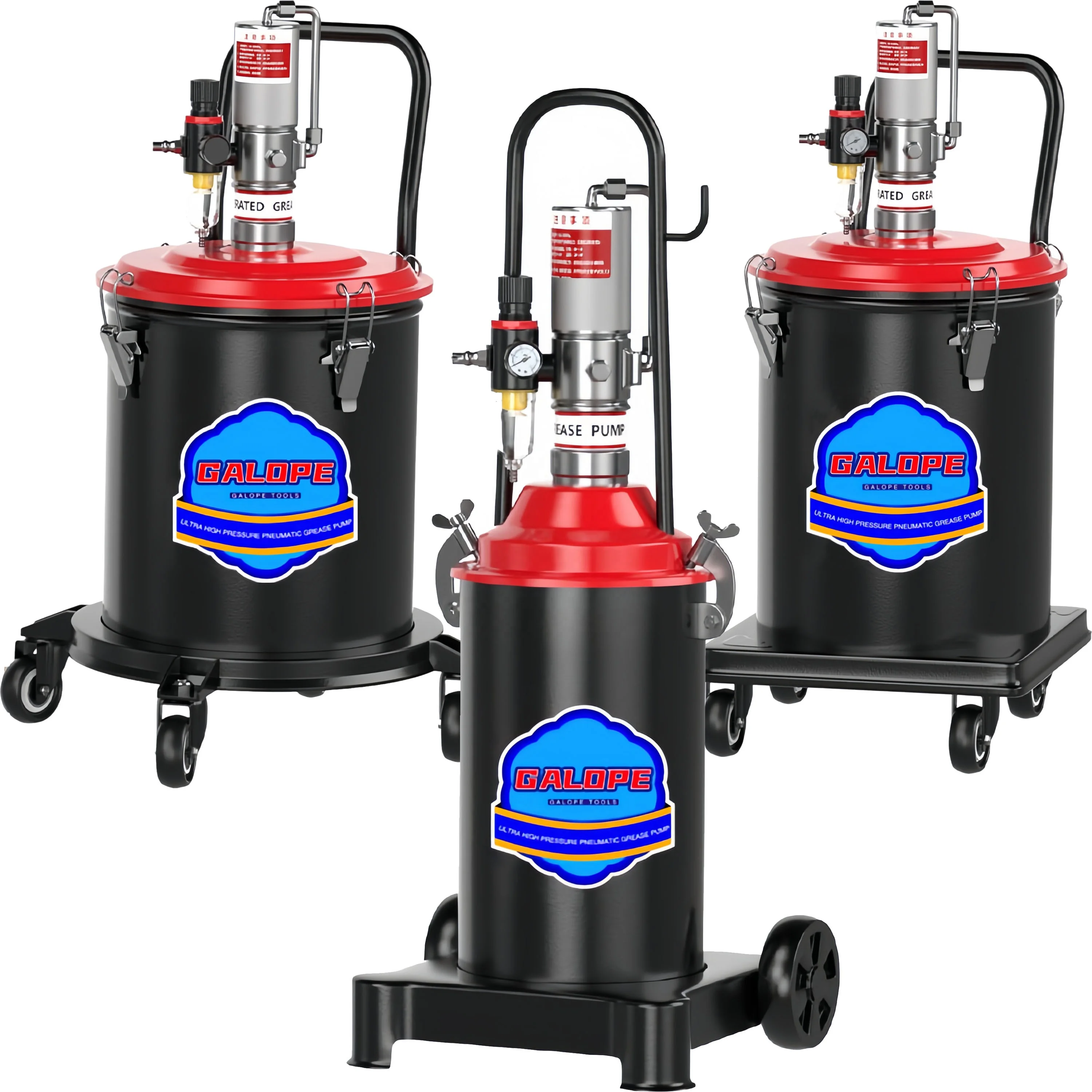 For excavators portable Air Operated High Pressure pneumatic grease pump high quality movable auto/automatic air grease pump