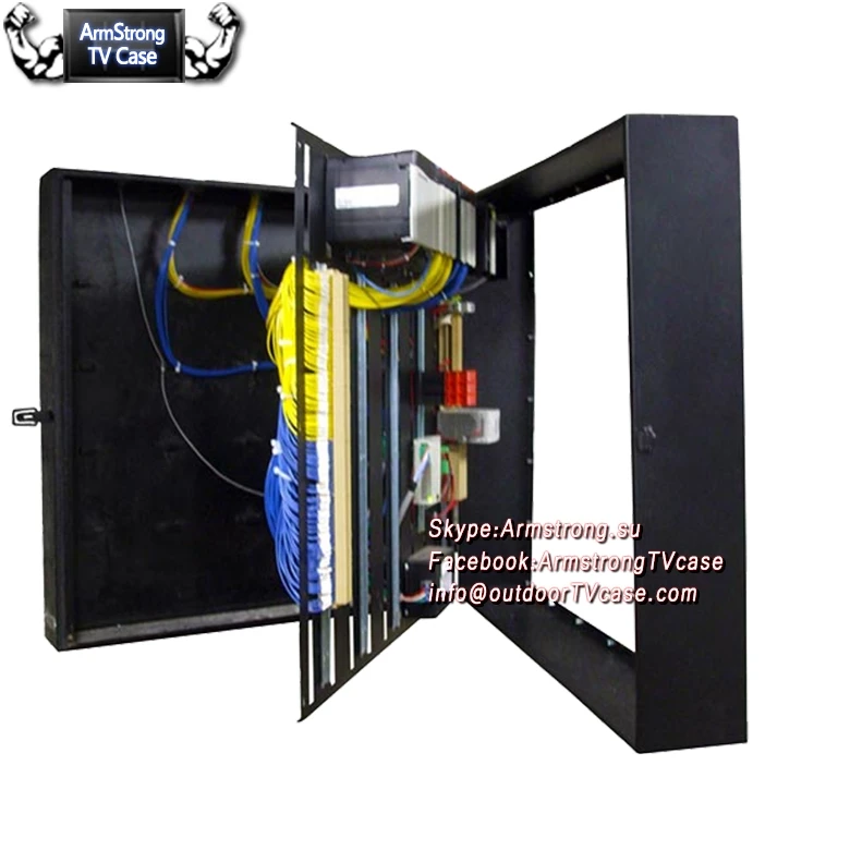 
ARMS1333OTE low price pi6 outdoor led tv advertising screen billboard Outdoor Waterproof Nema 3x Nema 4x media player led enclos 