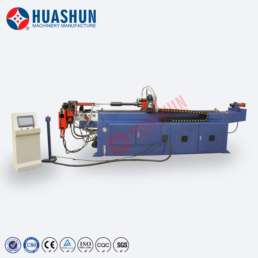 HS-SB-50CNC-3A-1S Automatic Stainless Steel Metal Tube Bender China Supplier CNC Pipe Bending Machine