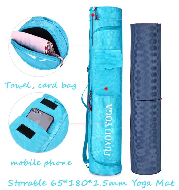 Women Sling Gym Accessories Yoga Mat Cover Tote Bag