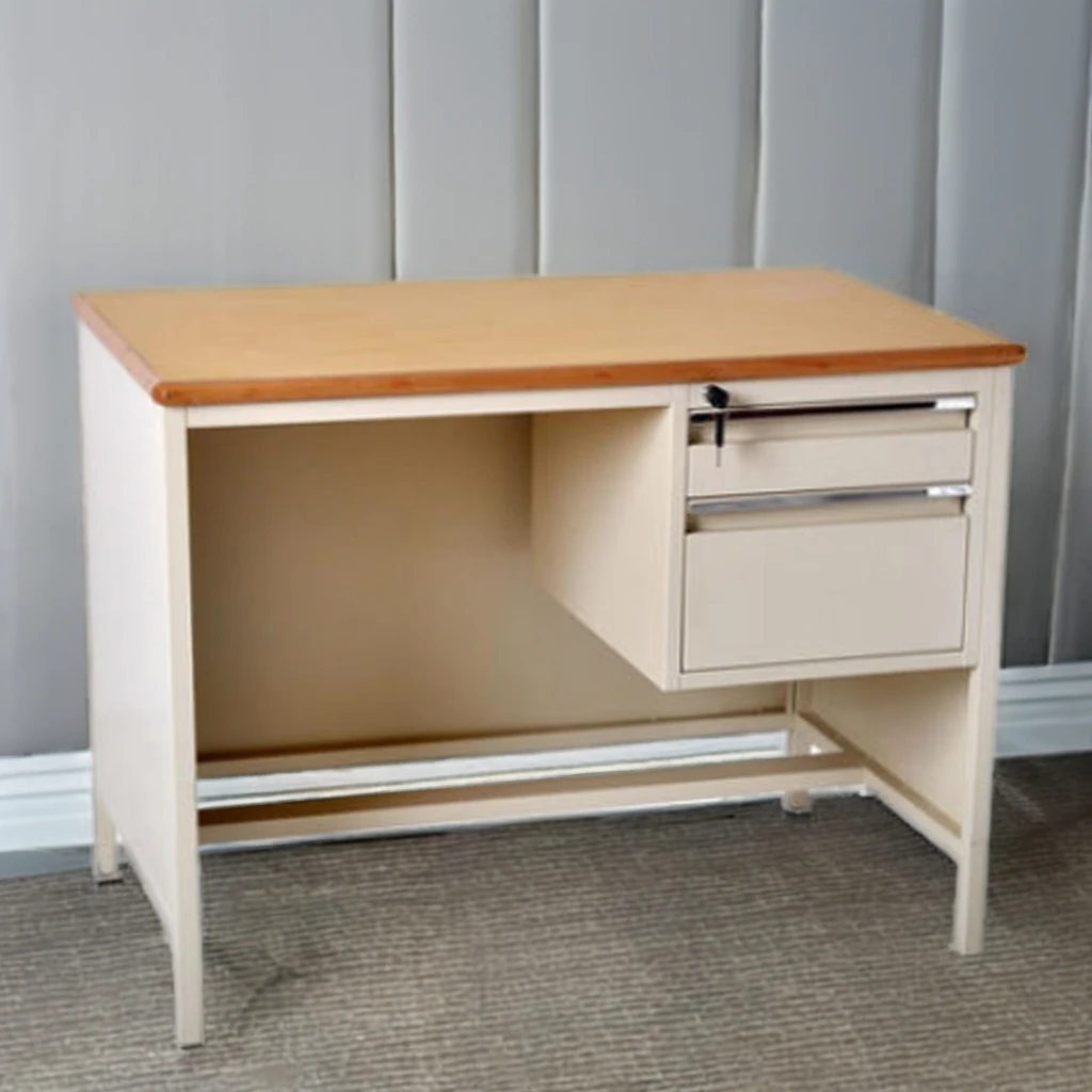 Design Office Desk Executive Computer Table in Metal High Quality Modern for Home Iron Antique Office Furniture 25mm Table Top