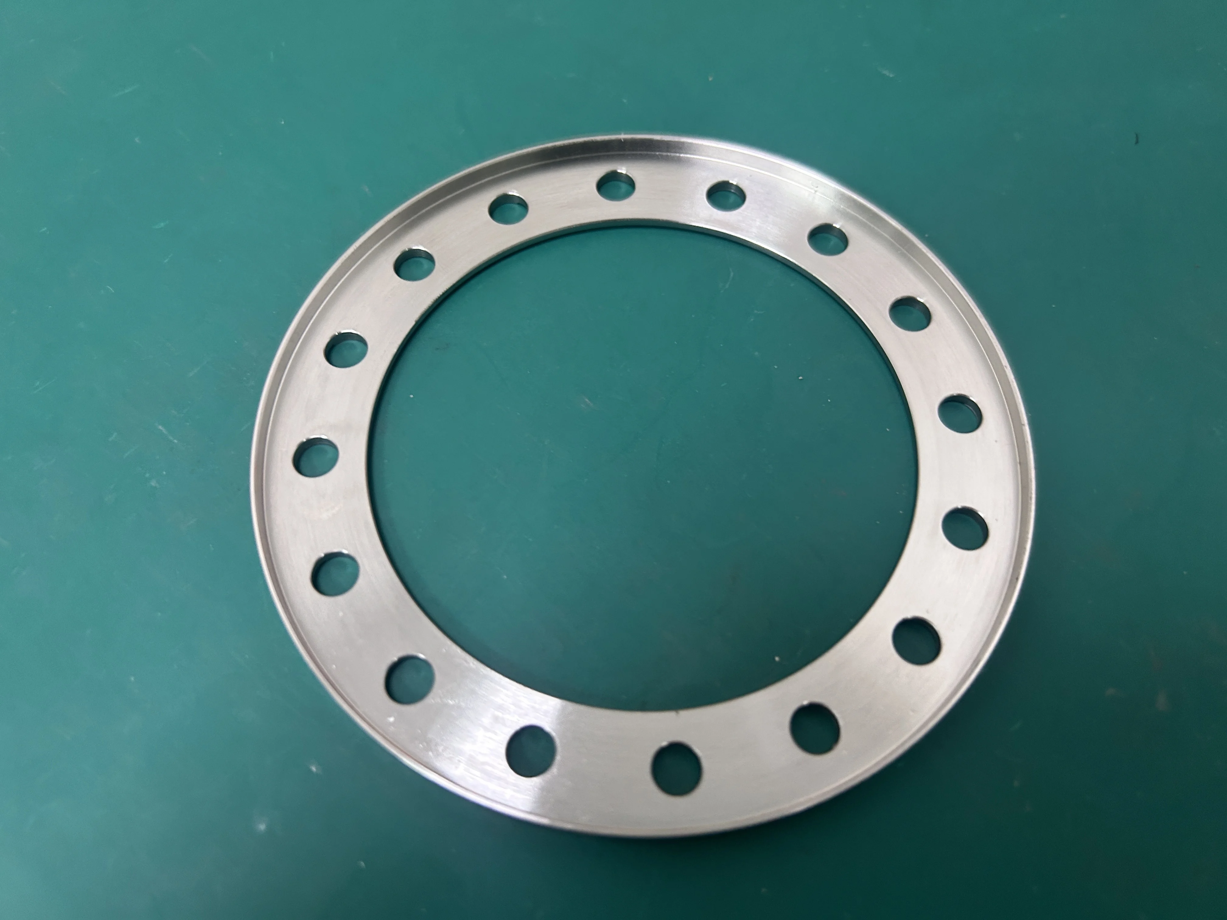 Custom Precision CNC Turning Drilling Service CNC Machining Large Stainless Steel Flange Ring turning cnc machining parts