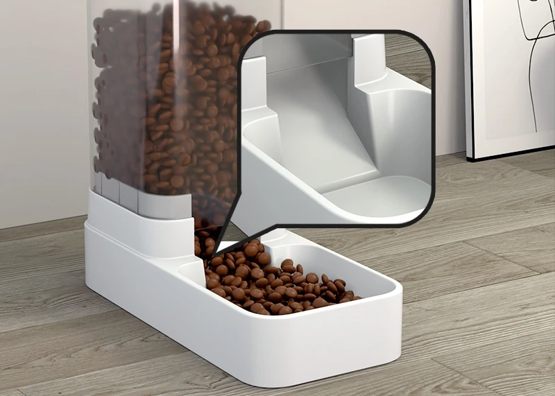 Custom Alimentateur pour animaux Gravity automatic pet Feeder Pet Food Dispenser pet Food Storage Bucket dispenser