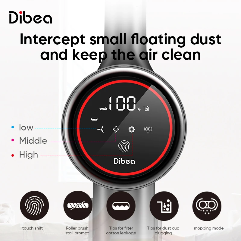 High Quality Cyclone Wireless Household Vacuum Cleaner for Sale Dibea G26