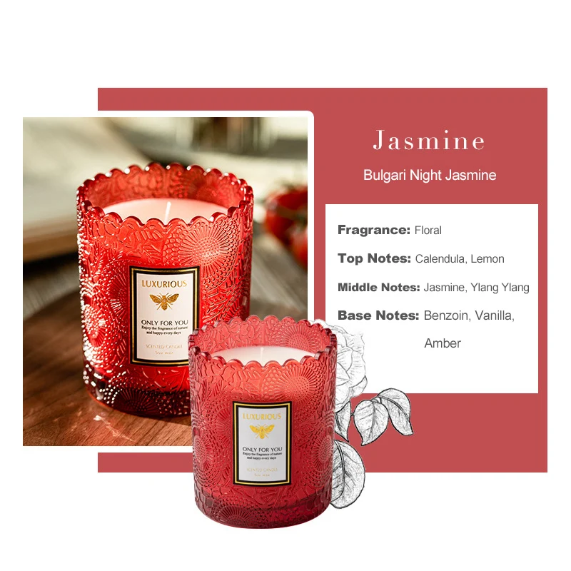 Chinese scented candle supplier luxury creative fashion scented candle gift set for women