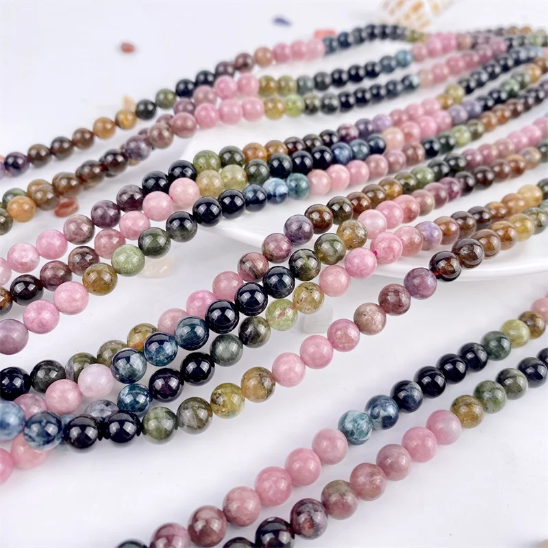 High Quality  Gemstone  Tourmeline Crystals Bracelet Beads  Jewellery  For Beauty Gift