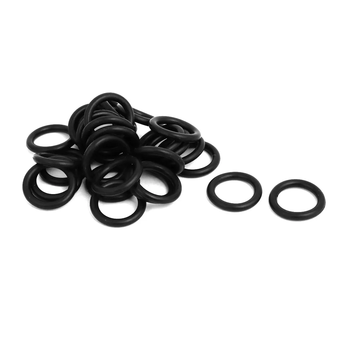 14mm Inner Dia 20mm OD 3mm Thickness Nitrile Rubber O Ring 29pcs