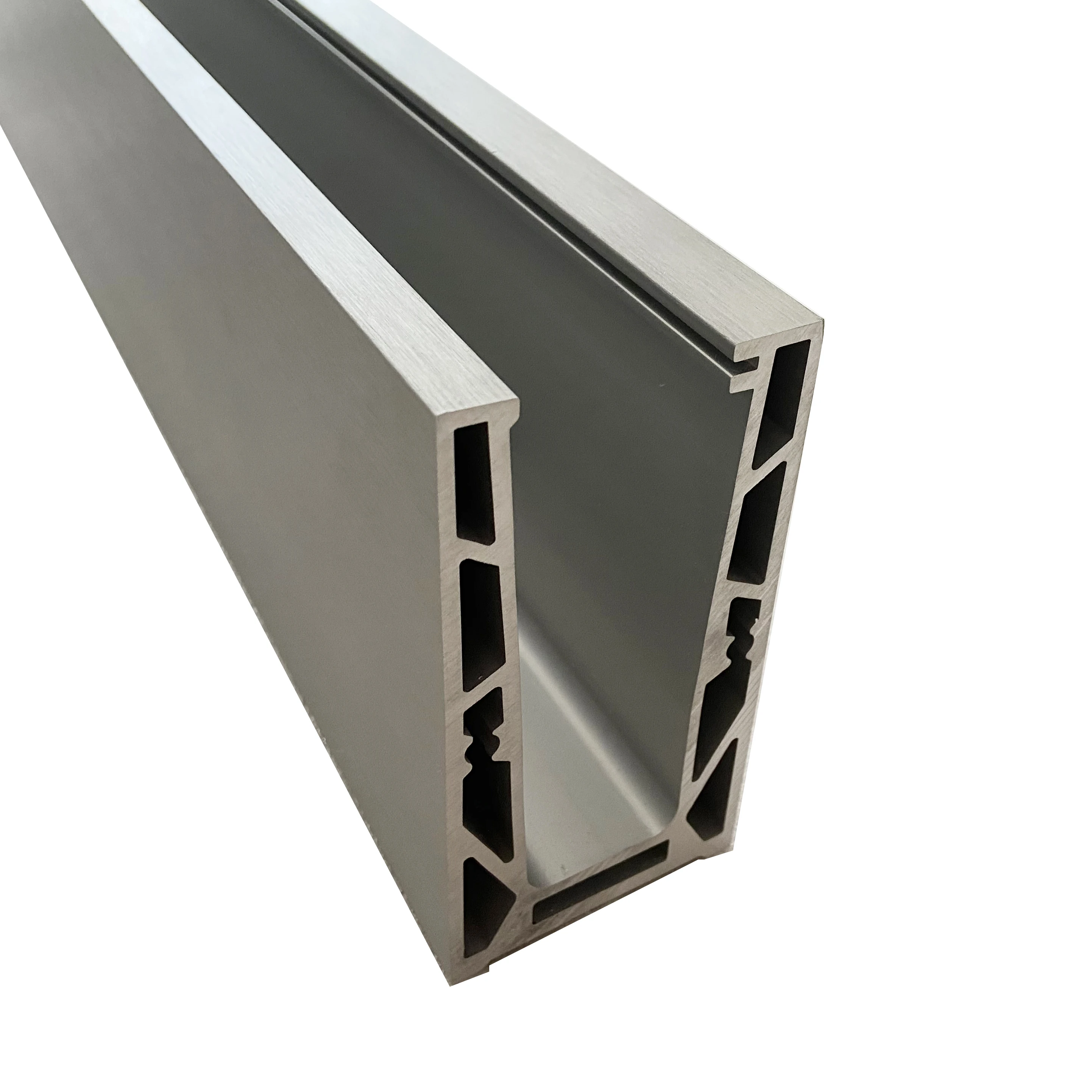 Aluminium Extrusion Profile Factory Balustrades Railing System Aluminum Frameless U Channel Glass Railing