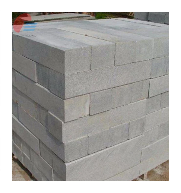 Cheap Sawned Lu Grey Granite Kerbstones