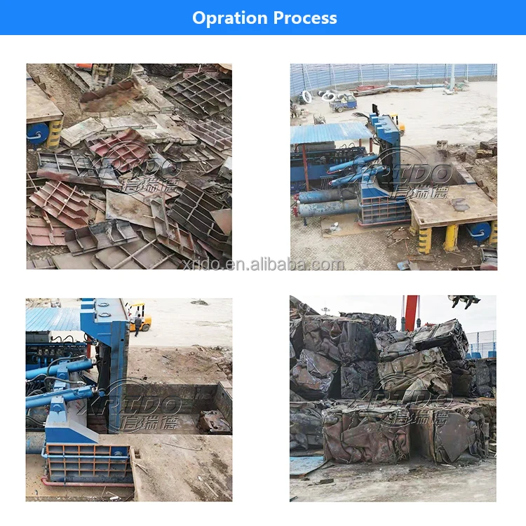 waste metal scrap metal compactor baler balling press machine scrap metal balers for sale