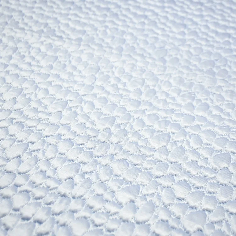 Горячая продажа охлаждающий ледяной шелк вискоза жаккардовый матрас тикают ткань