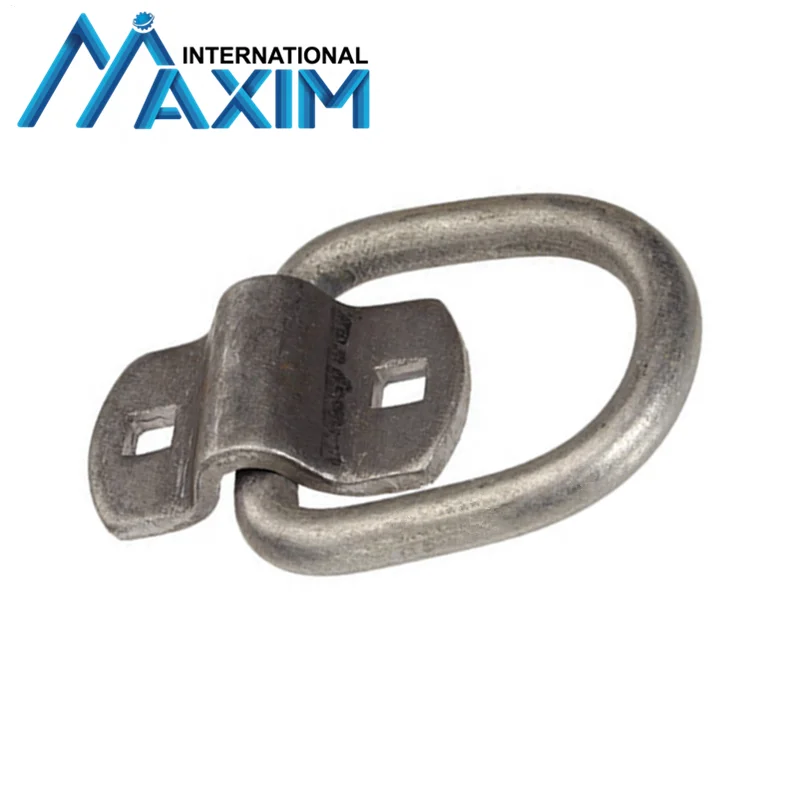 Tie Down Forged Steel Bolt Type Weld on D Ring for Flatbed Truck Trailer
